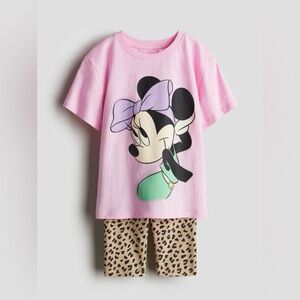 H&M KIDS | 2-Piece Printed Minnie Mouse Set